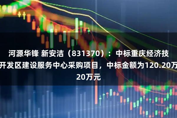 河源华锋 新安洁（831370）：中标重庆经济技术开发区建设服务中心采购项目，中标金额为120.20万元